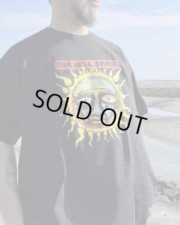 画像3: 送料無料 2XL1枚のみの入荷 SUBLIME / 40oz SUN Tシャツ ブラック (3)