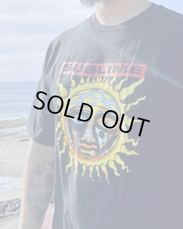 画像4: 送料無料 2XL1枚のみの入荷 SUBLIME / 40oz SUN Tシャツ ブラック (4)