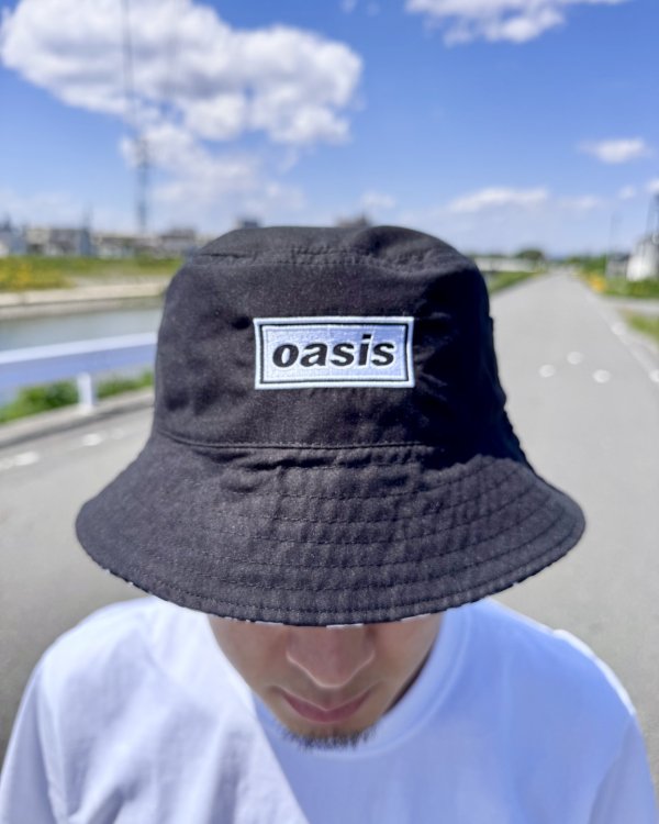 画像2: 送料無料 結成35周年 ツアー会場限定 OASIS / Decca Logo - Definitely Maybe リバーシブルバケットハット (2)