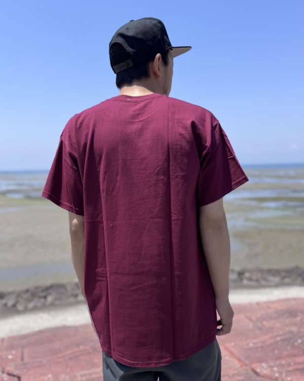 画像5: "OPIE ORTIZ x BALL&CHAIN" / Memories コラボTシャツ バーガンディー (5)