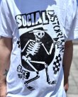 画像2: SOCIAL DISTORTION  / Speakeasy Checkerboard Tシャツ ホワイト (2)
