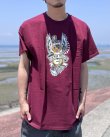 画像2: "OPIE ORTIZ x BALL&CHAIN" / Memories コラボTシャツ バーガンディー (2)