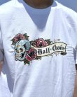 画像3: "OPIE ORTIZ x BALL&CHAIN" / Skull & Rose コラボTシャツ ホワイト (3)