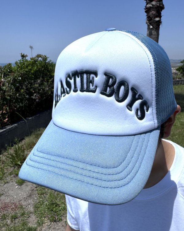 画像4: BEASTIE BOYS / Text Logo メッシュキャップ ブルー (4)