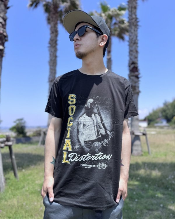 画像1: SOCIAL DISTORTION  / Athletics Tシャツ ブラック (1)