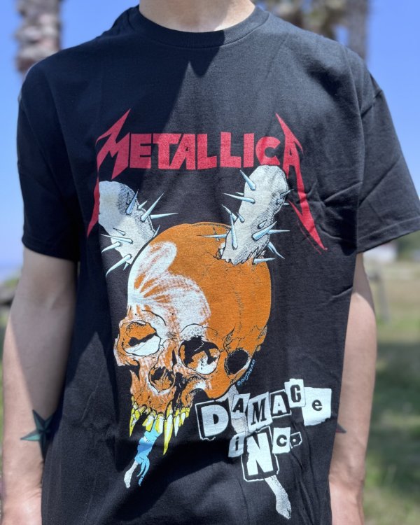 画像3: 送料無料 METALLICA / Damage Inc  Tシャツ ブラック (3)