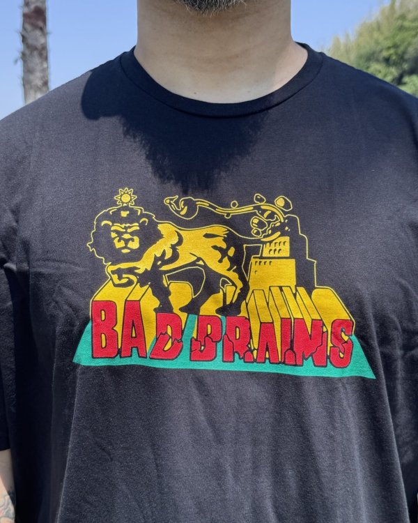 画像2: カリフォルニア買付アイテム BAD BRAINS / Lion Crush Tシャツ ブラック (2)