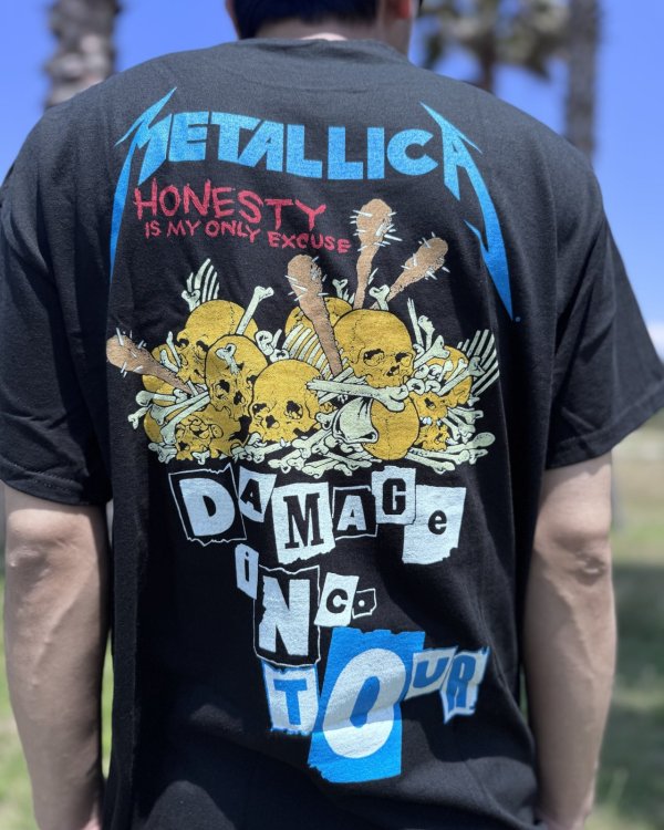 画像7: 送料無料 METALLICA / Damage Inc  Tシャツ ブラック (7)