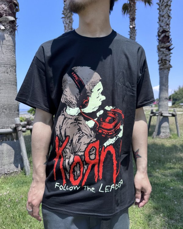 画像2: 送料無料 KORN / Follow The Leader Tシャツ ブラック (2)