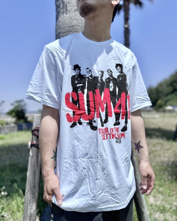 画像4: 送料無料 SUM 41 / Spray Paint Tシャツ ホワイト (4)