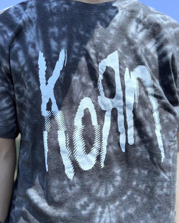 画像4: 送料無料 KORN / Spider Glitch Tシャツ ブラック (4)
