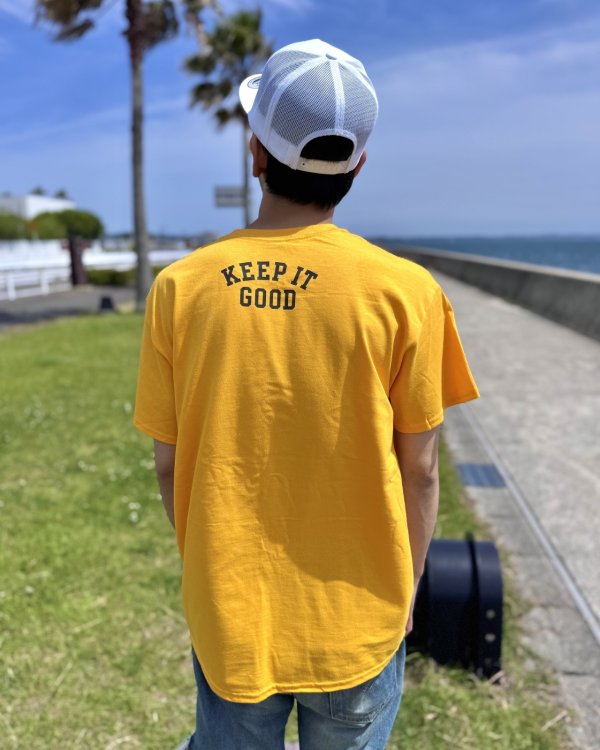 画像4: 20th Anniversary Special Item FMC / KEEP IT GOOD artwork by ATSUxKICK (QUICKDEAD) Tシャツ ゴールド (4)