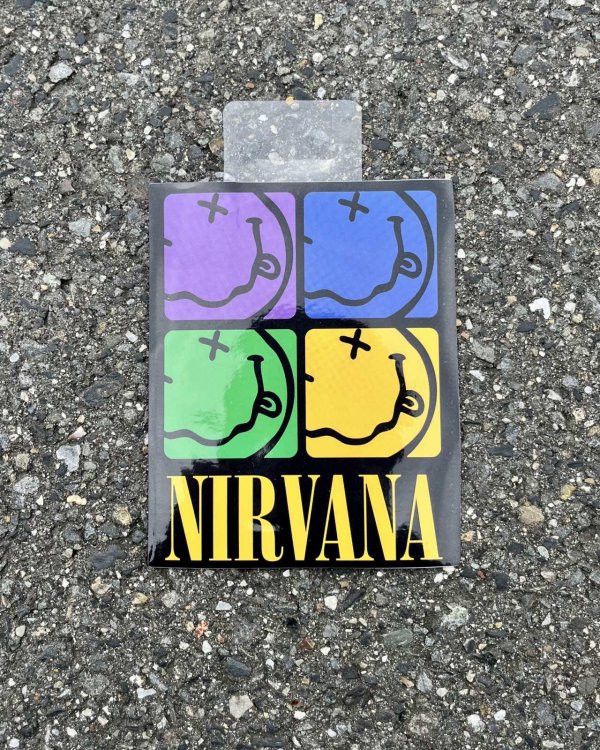 画像2: NIRVANA / 4 Square ステッカー (2)