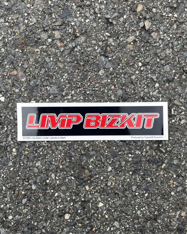 画像2: LIMP BIZKIT / Red Logo ステッカー (Copyright 1999) (2)