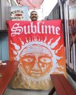 画像1: 送料無料 25枚限定入荷 SUBLIME / Sublime Sun タペストリー オレンジ (1)