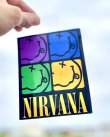 画像1: NIRVANA / 4 Square ステッカー (1)