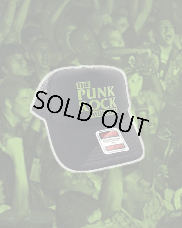 画像5: ファット・マイクさん直買い付けアイテム 送料無料 THE PUNK ROCK MUSEUM / Block Logo メッシュキャップ ブラック (5)