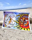 画像2: オーピーさん直買付アイテム スーパーレア 3枚限定 OPIE ORTIZ x AARON BROOKS / Smoke2 コットンジクレーポスター 証明書付き (2)