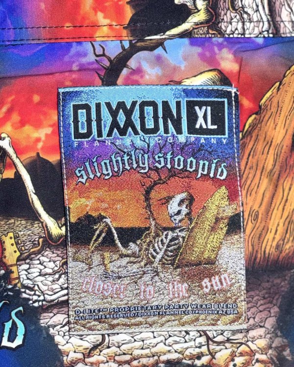 画像6: カリフォルニア買付アイテム 送料無料 SLIGHTLY STOOPID x DIXXON FLANNEL CO / Closer to the sun コラボ半袖シャツ (6)