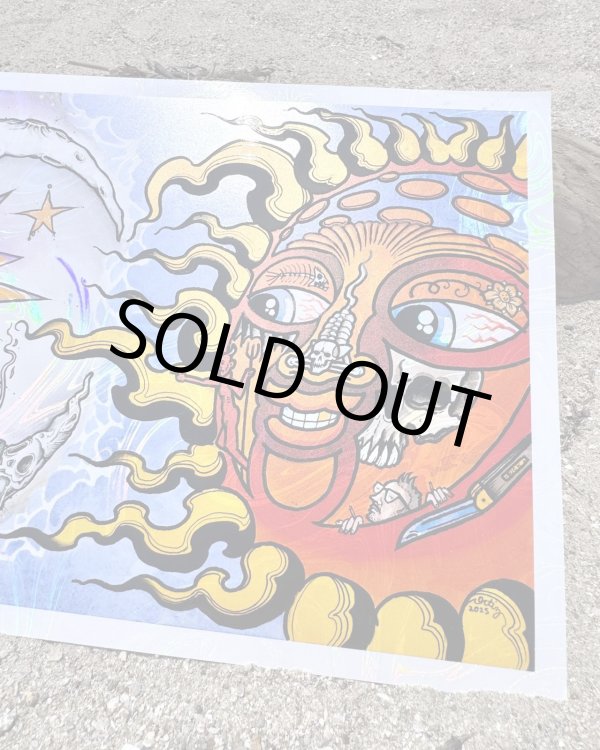 画像4: オーピーさん直買付アイテム スーパーレア 2枚限定 OPIE ORTIZ x AARON BROOKS / Smoke2 フォイルポスター 証明書付き (4)