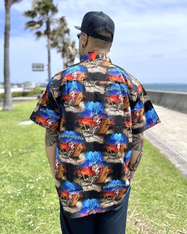 画像9: カリフォルニア買付アイテム 送料無料 SLIGHTLY STOOPID x DIXXON FLANNEL CO / Closer to the sun コラボ半袖シャツ (9)