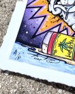 画像6: オーピーさん直買付アイテム スーパーレア 3枚限定 OPIE ORTIZ x AARON BROOKS / Smoke2 コットンジクレーポスター 証明書付き (6)