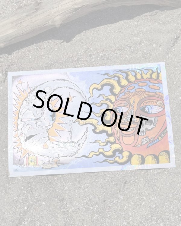 画像2: オーピーさん直買付アイテム スーパーレア 2枚限定 OPIE ORTIZ x AARON BROOKS / Smoke2 フォイルポスター 証明書付き (2)