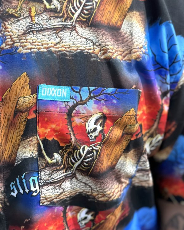 画像13: カリフォルニア買付アイテム 送料無料 SLIGHTLY STOOPID x DIXXON FLANNEL CO / Closer to the sun コラボ半袖シャツ (13)