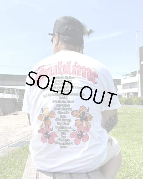 画像2: カリフォルニア買付アイテム 送料無料 SUBLIME / Floral Tシャツ ホワイト (2)