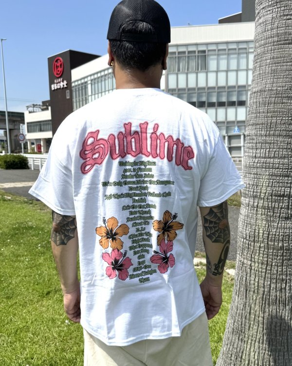 画像7: カリフォルニア買付アイテム 送料無料 SUBLIME / Floral Tシャツ ホワイト (7)