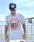 画像2: カリフォルニア買付アイテム 送料無料 SUBLIME / Sun Logo Tシャツ ウォッシュグレー (2)