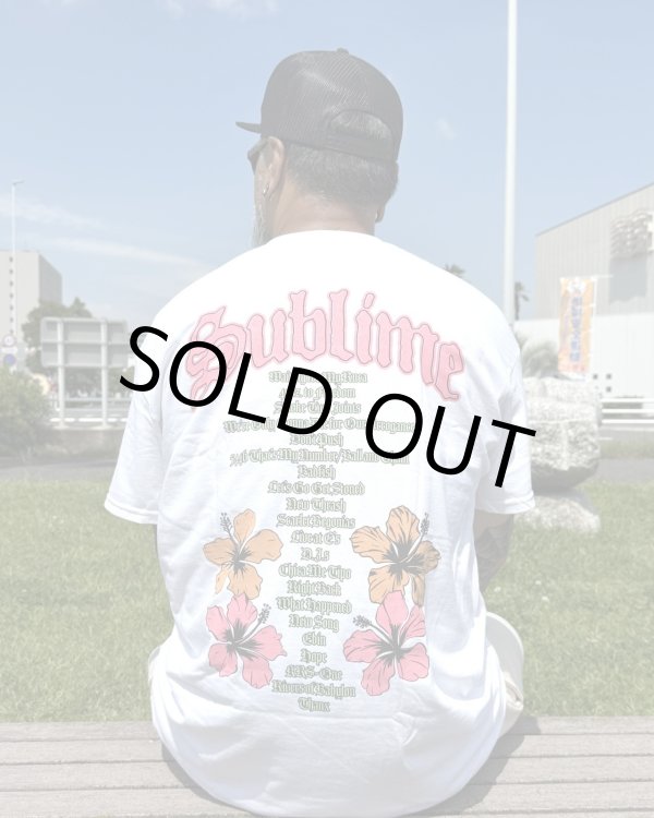 画像3: カリフォルニア買付アイテム 送料無料 SUBLIME / Floral Tシャツ ホワイト (3)