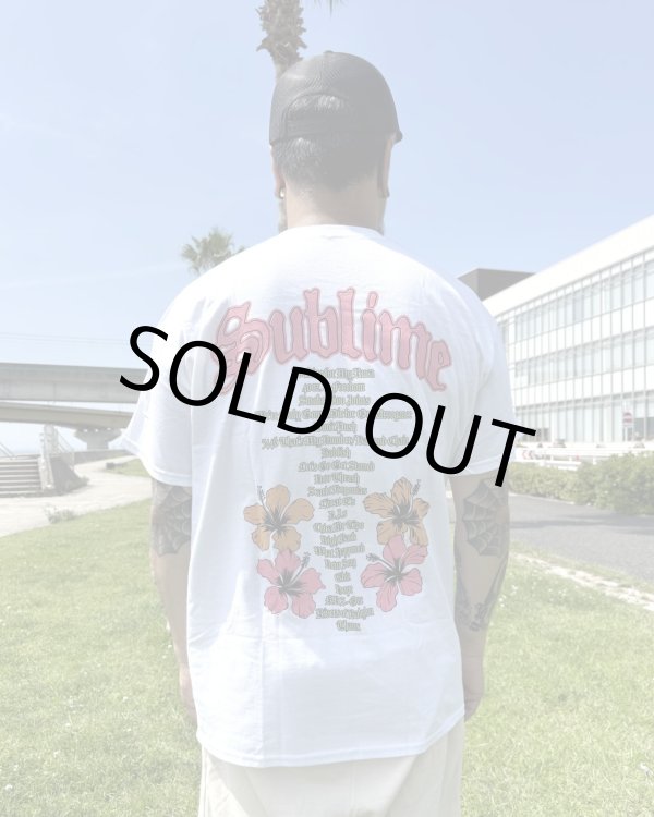 画像4: カリフォルニア買付アイテム 送料無料 SUBLIME / Floral Tシャツ ホワイト (4)