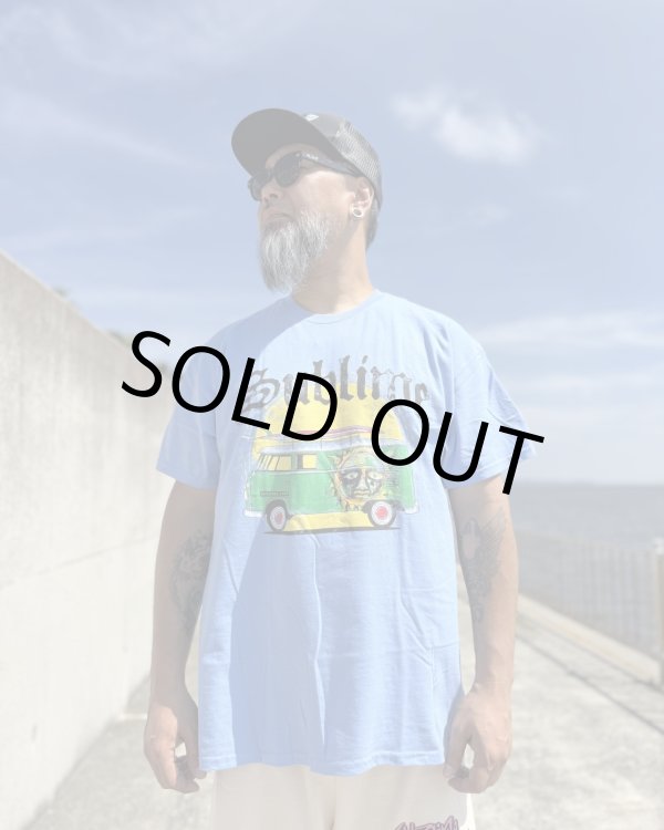 画像5: カリフォルニア買付アイテム 送料無料 XLサイズラスト1枚で終了 SUBLIME / Bus Tシャツ ライトブルー (5)