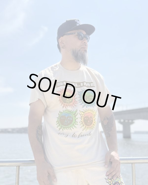 画像5: カリフォルニア買付アイテム 送料無料 SUBLIME / 40 oz. to Freedom Colorblock Tシャツ サンド (5)