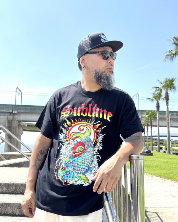 画像5: カリフォルニア買付アイテム 送料無料 SUBLIME / Fish Tシャツ ブラック (5)