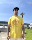 画像5: オーピーさん直買付アイテム 送料無料 DGWD / MAIZE MAN FACE 半袖Tシャツ マスタード artwork by ILLSYNAPSE (5)