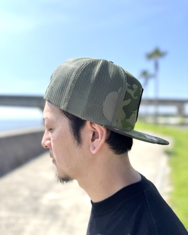 画像5: オーピーさん直買付アイテム 送料無料 DGWD / OWL NIGHTER スナップバックメッシュキャップ ウッドランドカモ (5)