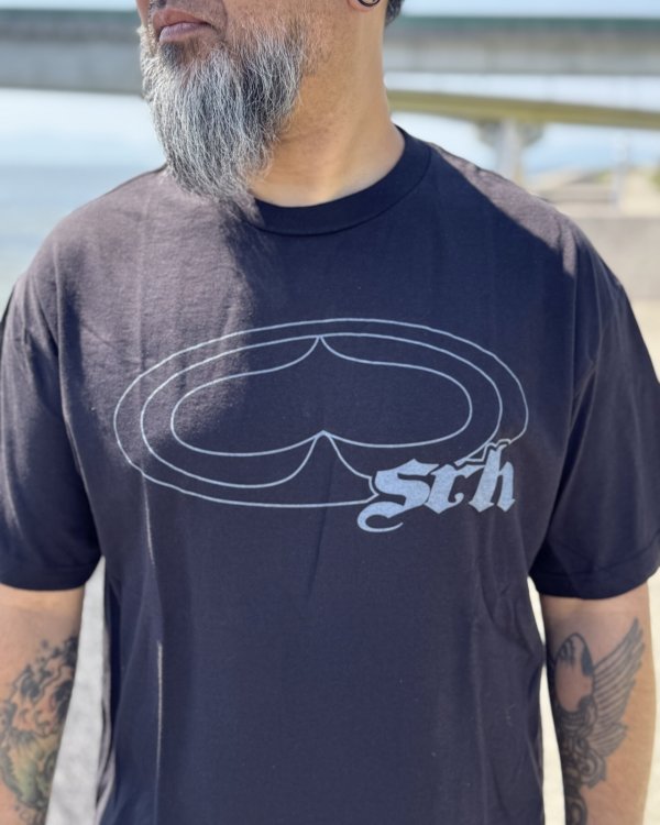 画像1: オーピーさん直買付アイテム 送料無料 限定XL1枚のみ SRH / Logo Tシャツ ブラック (1)