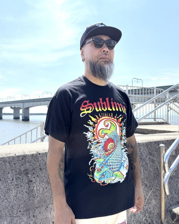 画像2: カリフォルニア買付アイテム 送料無料 SUBLIME / Fish Tシャツ ブラック (2)