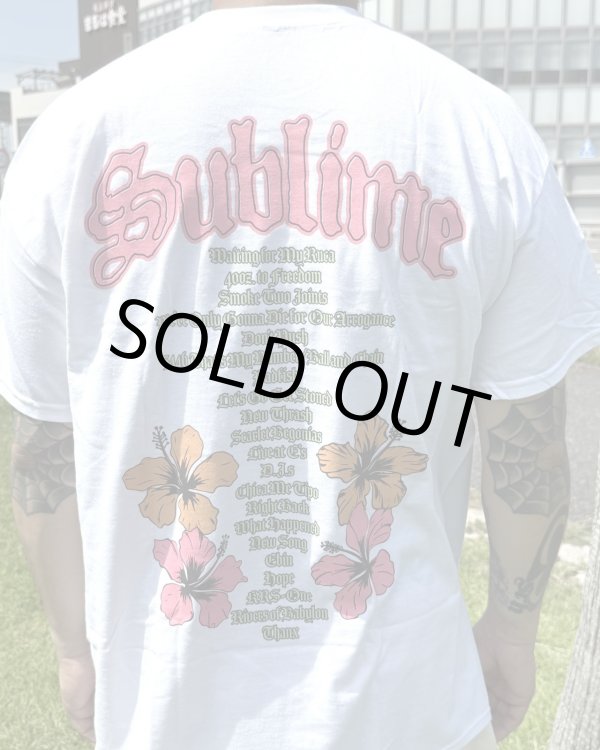 画像7: カリフォルニア買付アイテム 送料無料 SUBLIME / Floral Tシャツ ホワイト (7)