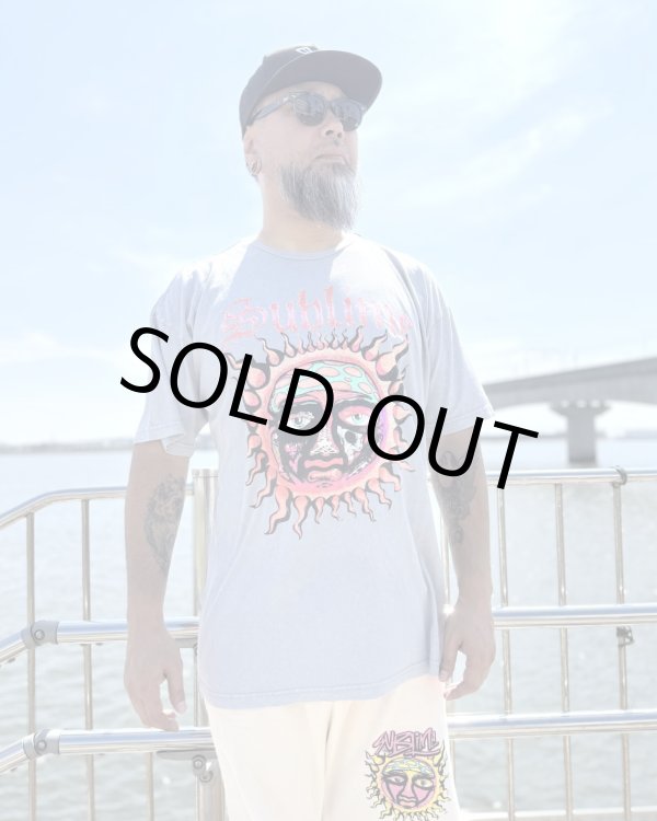 画像5: カリフォルニア買付アイテム 送料無料 XLラスト1枚で終了 SUBLIME / Sun Logo Tシャツ ウォッシュグレー (5)