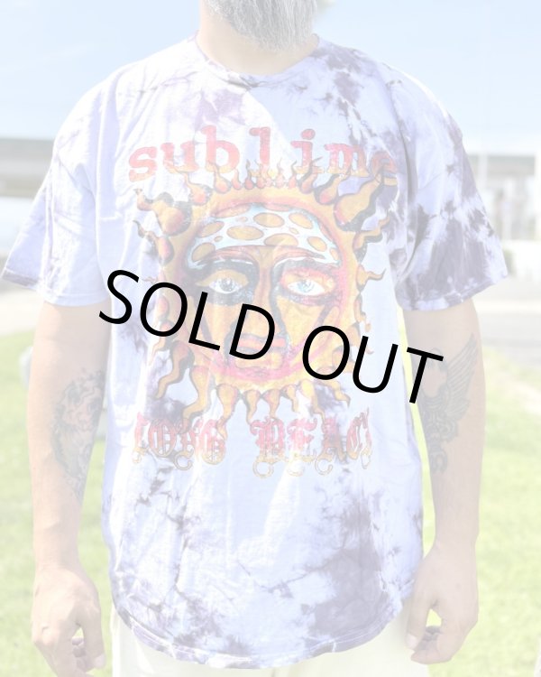 画像1: カリフォルニア買付アイテム 送料無料 2XLサイズラスト1枚で終了 SUBLIME / Sublime Sun タイダイTシャツ パープル (1)