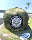 画像1: オーピーさん直買付アイテム 送料無料 DGWD / OWL NIGHTER スナップバックメッシュキャップ ウッドランドカモ (1)