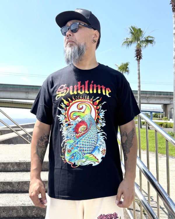 画像4: カリフォルニア買付アイテム 送料無料 SUBLIME / Fish Tシャツ ブラック (4)