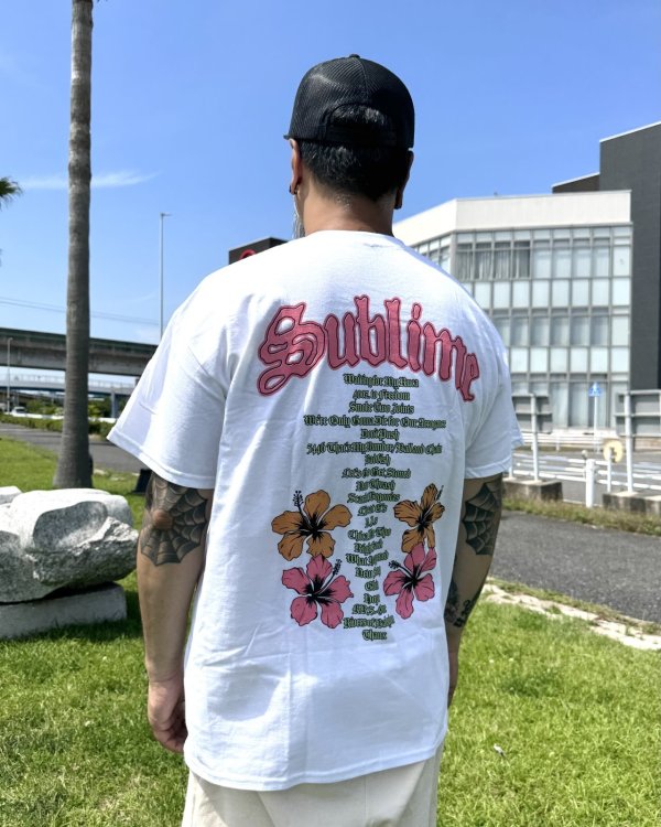 画像5: カリフォルニア買付アイテム 送料無料 SUBLIME / Floral Tシャツ ホワイト (5)