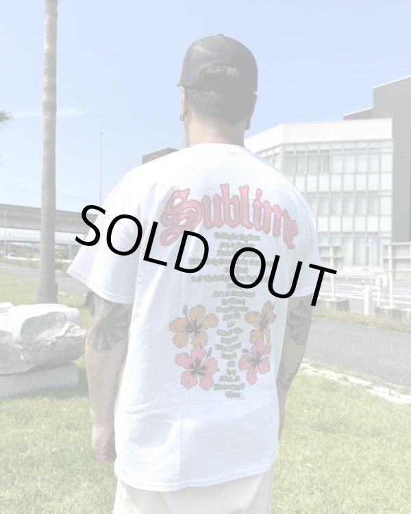 画像6: カリフォルニア買付アイテム 送料無料 SUBLIME / Floral Tシャツ ホワイト (6)