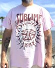 画像1: カリフォルニア買付アイテム 送料無料 SUBLIME / Pink Sun Tシャツ ライトピンク (1)