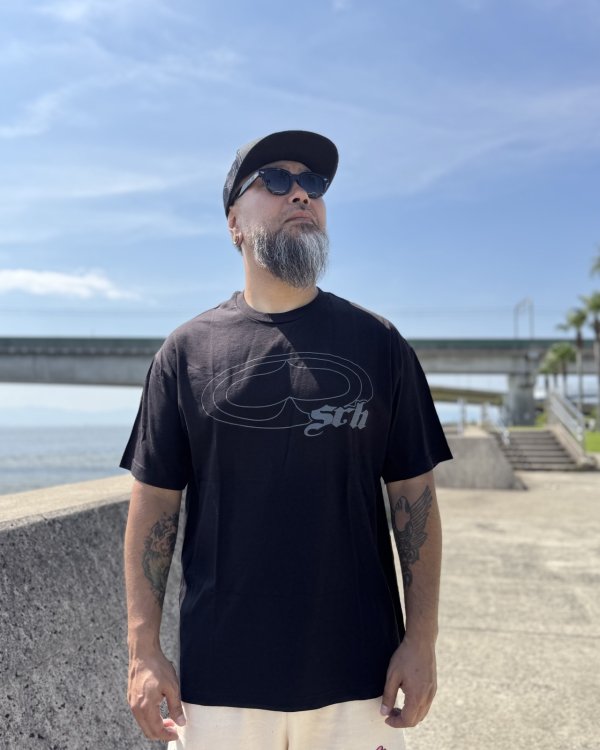 画像3: オーピーさん直買付アイテム 送料無料 限定XL1枚のみ SRH / Logo Tシャツ ブラック (3)
