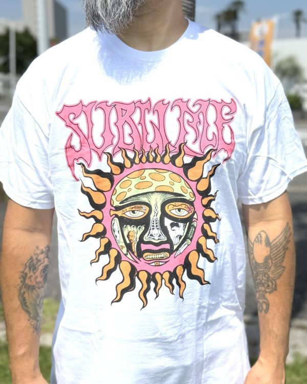 画像8: カリフォルニア買付アイテム 送料無料 SUBLIME / Floral Tシャツ ホワイト (8)